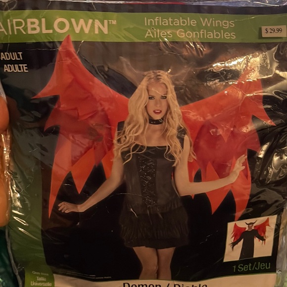 Spirit Party Supplies Airblown Inflatable Adult Size Wings Poshmark